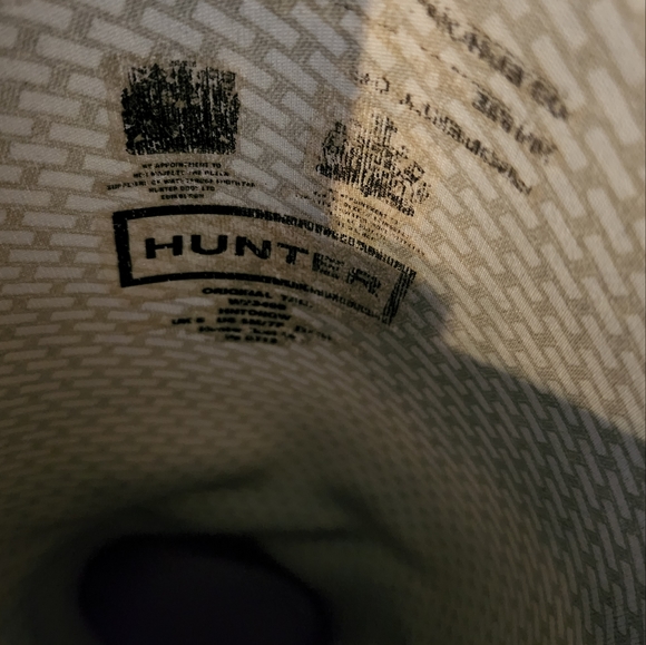 Hunter | Original Tall Rainboots, Black | size 7 - Picture 10 of 11